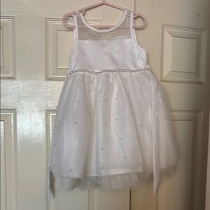 Elegant White Kids Dress